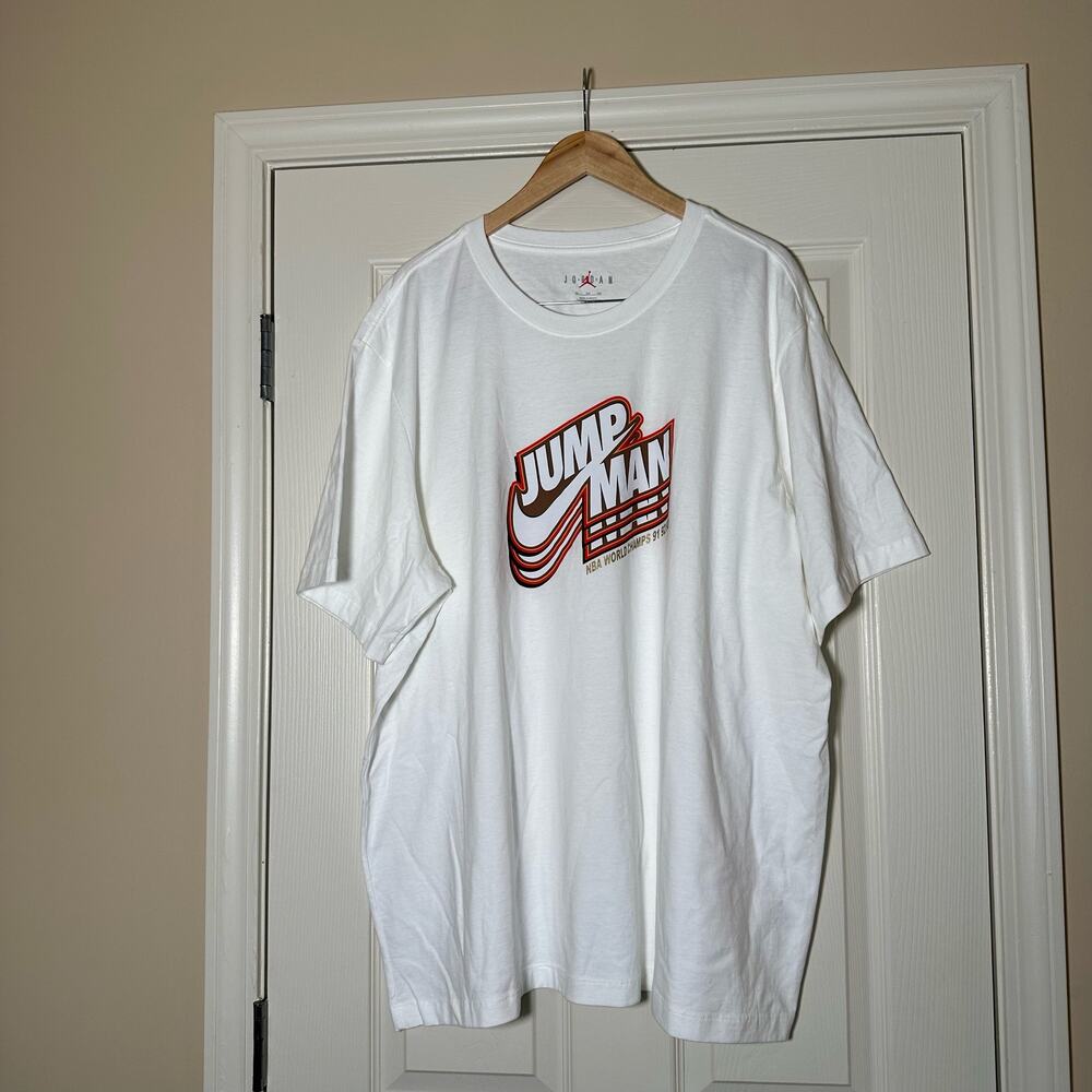 Nike Jordan | Jump Man NBA World Champs white shirt size 3XL